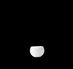 Lyngby Porcelæn Rhombe Telyslykt Ø6.5 cm hvit 2 stk.