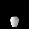 Lyngby Porcelæn Rhombe Vase H16.5 hvit porselen
