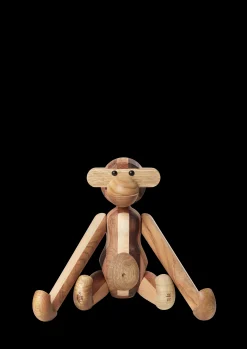 Kay Bojesen Monkey Medium Reworked jubileumsmiddels mixed tre