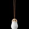 Rosendahl Forest Tales Ugle Ø4 cm blank hvit - Kjøp her