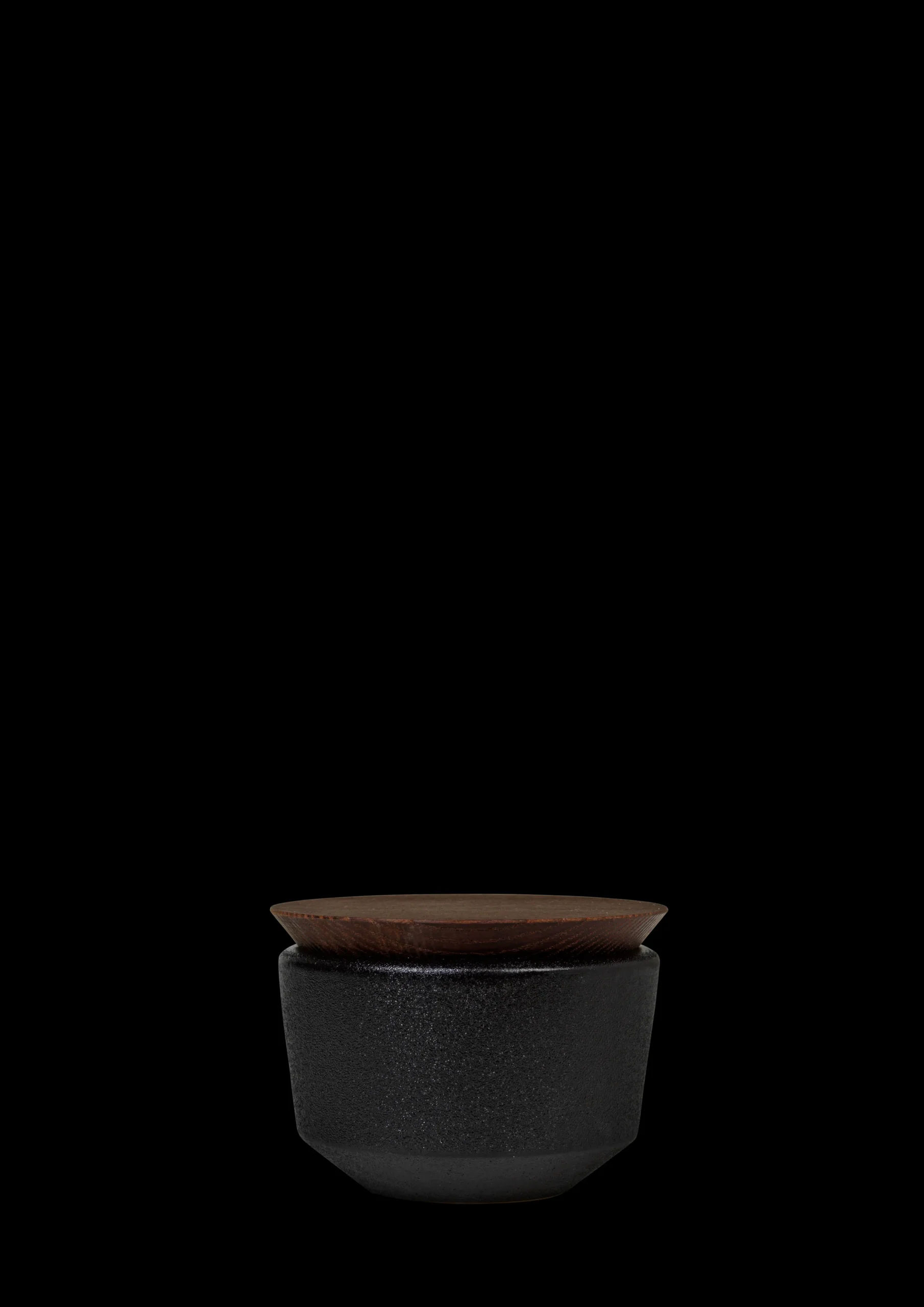Rosendahl RÅ Salt Cellar w lid 15 cl sort